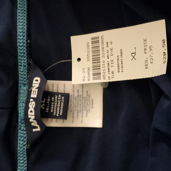 New Girls Lands End Swim shorts - Picture 2 of 2